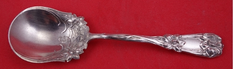 Sugar Spoon w/ narcissus-daffodils 6 1/2